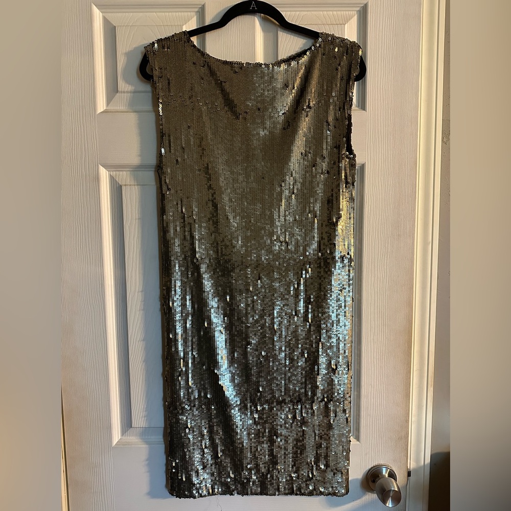 Alice + Olivia Sequined Shift Dress
